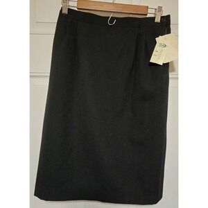 Austin Reed Skirt‎ Size 10 Vintage 100% Wool Made USA Black NWT NEW